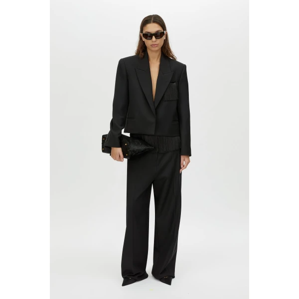 Camilla and Marc Zaman Crop Blazer - Jackets - Luxury Ready-to-Wear at Luxury Shoes 