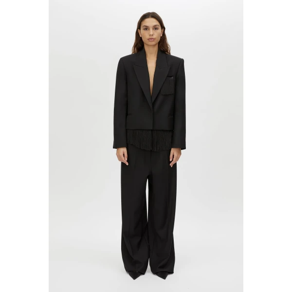 Camilla and Marc Zaman Crop Blazer - Jackets - Luxury Ready-to-Wear at Luxury Shoes 