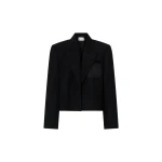 Camilla and Marc Zaman Crop Blazer - Jackets - Luxury Ready-to-Wear at Luxury Shoes 