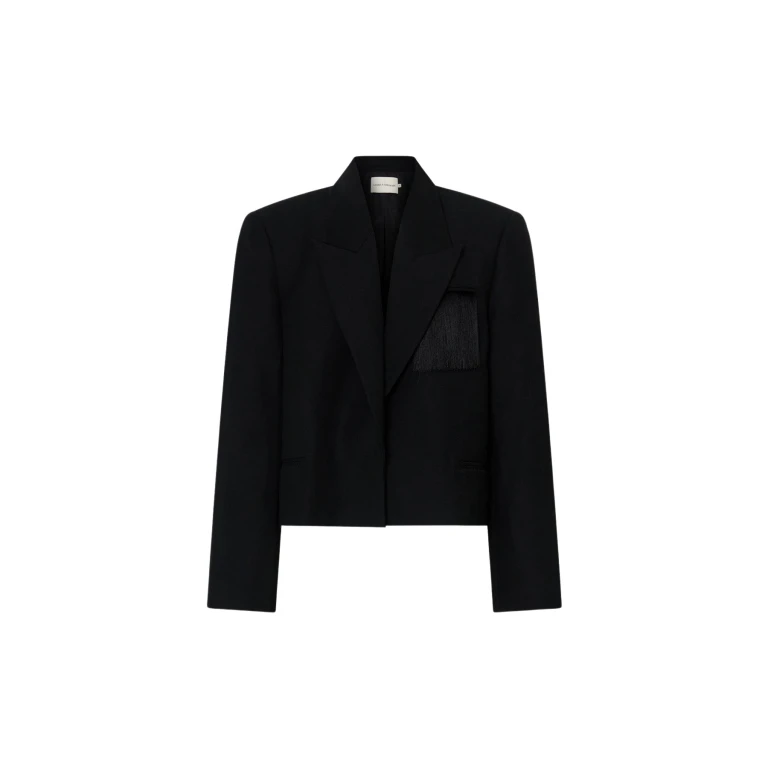 Camilla and Marc Zaman Crop Blazer - Jackets - Luxury Ready-to-Wear at Luxury Shoes 
