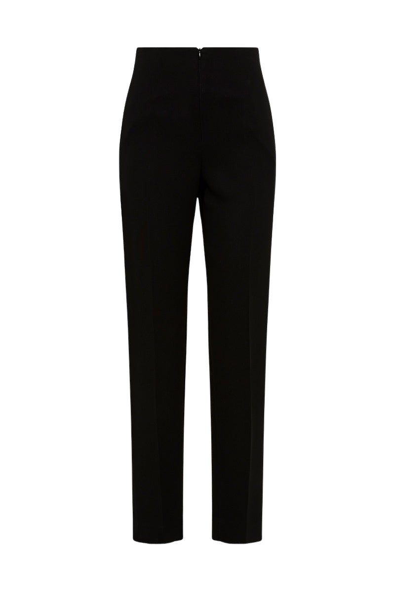Carla Zampatti Black Crepe Classic Slim Pant