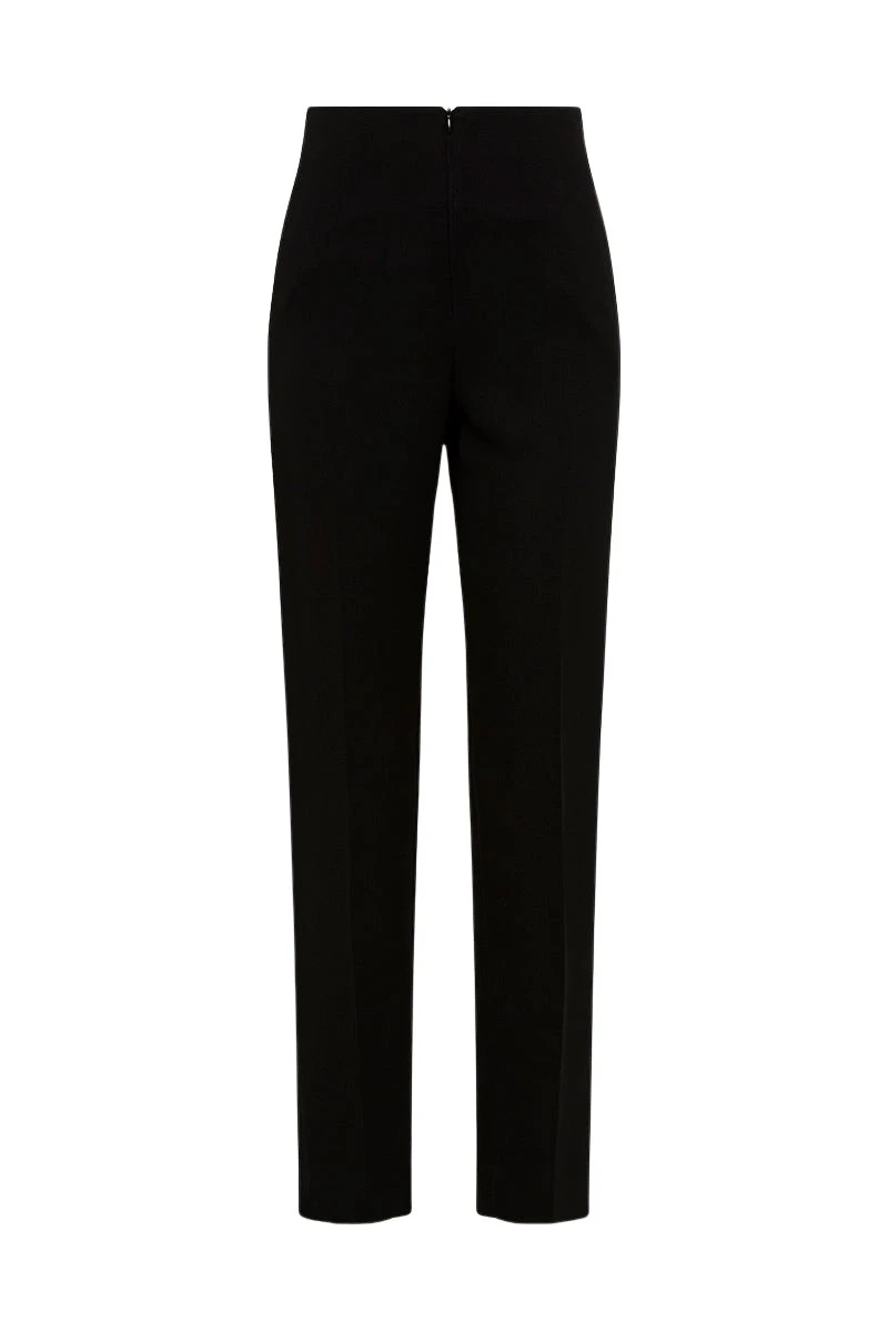 Carla-Zampatti-Black-Crepe-Classic-Slim-Pant23267_nobg Carla Zampatti Pants