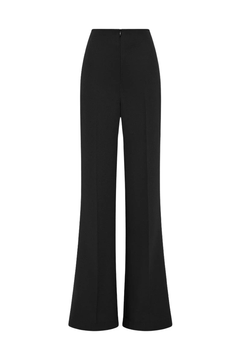 Carla-Zampatti-Black-Crepe-Low-Waist-Pant19309_nobg Carla Zampatti Pants