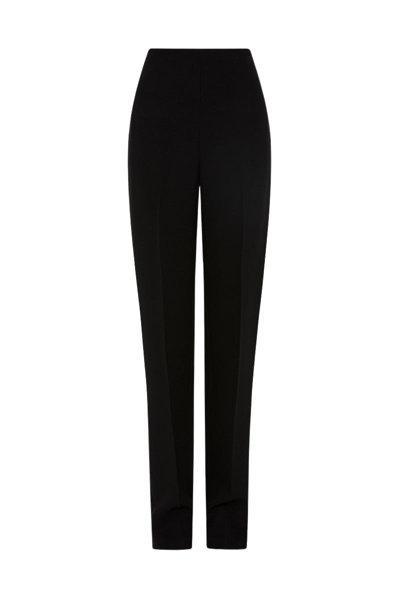 Carla Zampatti Black Crepe Slim Classic Pant