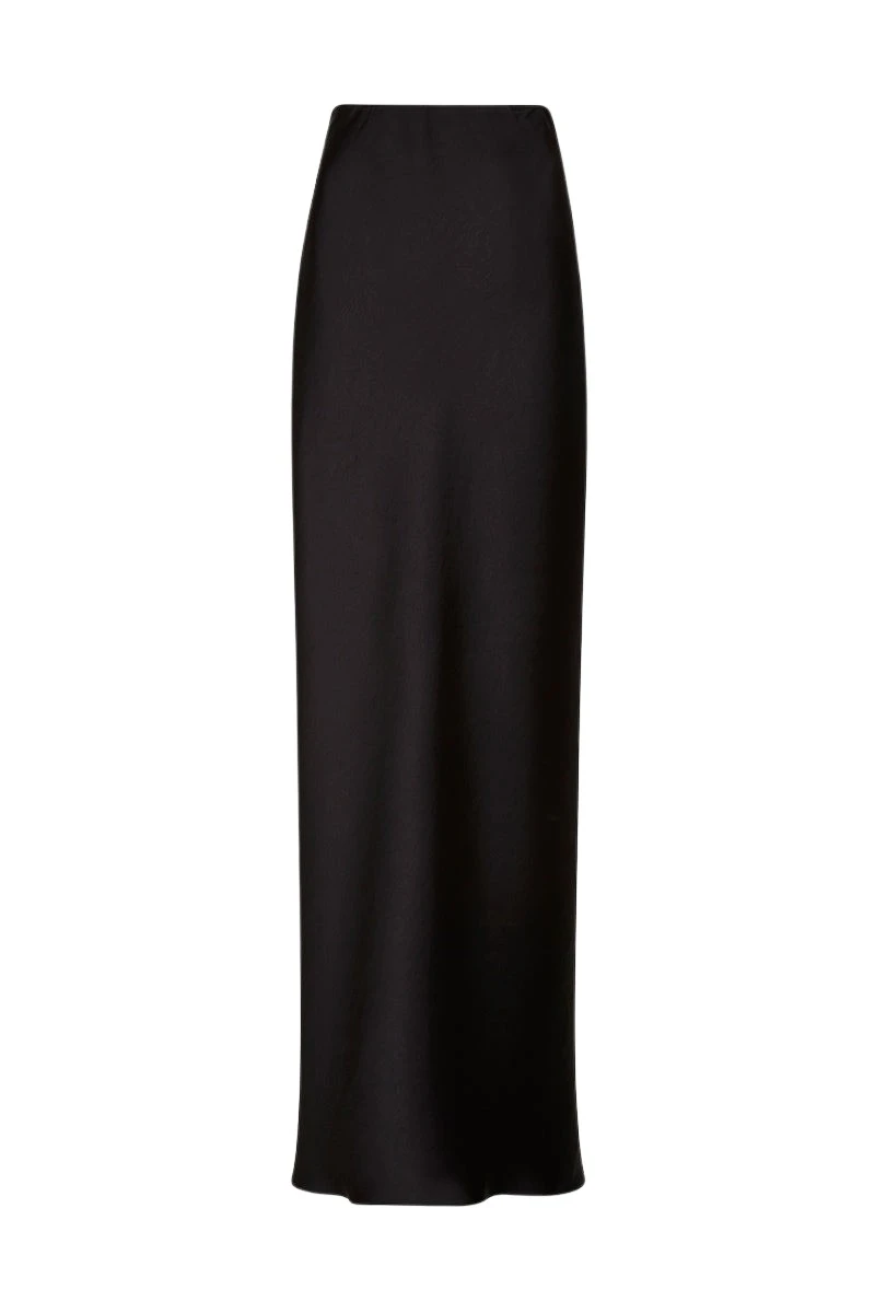 Carla-Zampatti-Black-Satin-Bias-Skirt97226_nobg Carla Zampatti Skirts