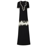 Costarellos-Amira-Crepe-Crystal-Wave-Column-Gown-Dresses-Coveti20413_nobg Costarellos Dresses - Romantic Greek Lace - Shop at Luxury Shoes