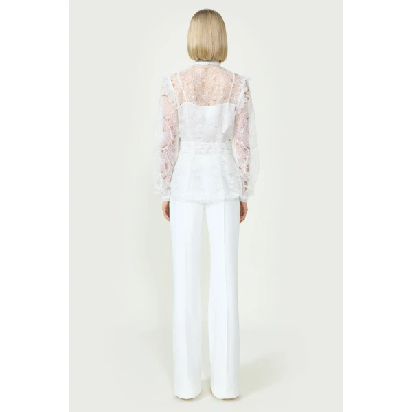 Costarellos Tops - Romantic Greek Lace - Shop at Luxury Shoes 