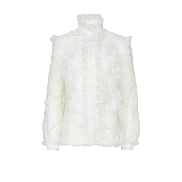 Costarellos Tops - Romantic Greek Lace - Shop at Luxury Shoes 
