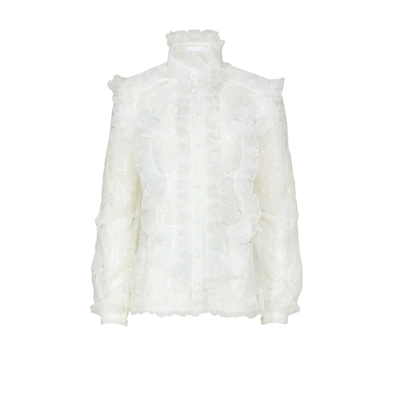 Costarellos Tops - Romantic Greek Lace - Shop at Luxury Shoes 