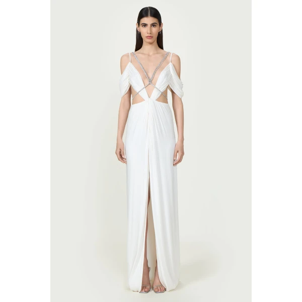 Costarellos Dresses - Romantic Greek Lace - Shop at Luxury Shoes 