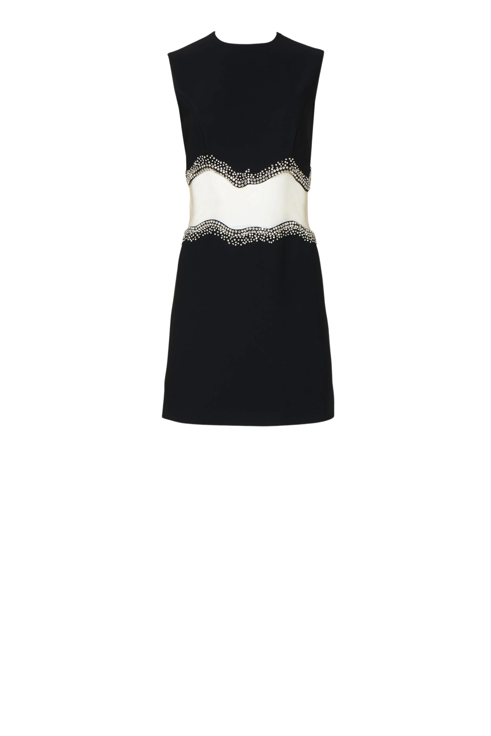 Costarellos-Fayna-Crepe-Crystal-Wave-Mini-Dress-Dresses-Coveti18137_nobg Costarellos Dresses - Romantic Greek Lace - Shop at Luxury Shoes