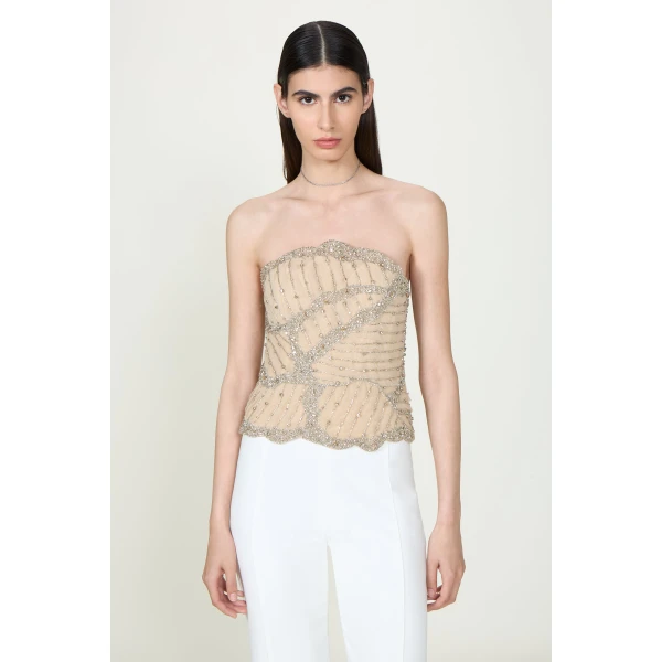 Costarellos Tops - Romantic Greek Lace - Shop at Luxury Shoes 