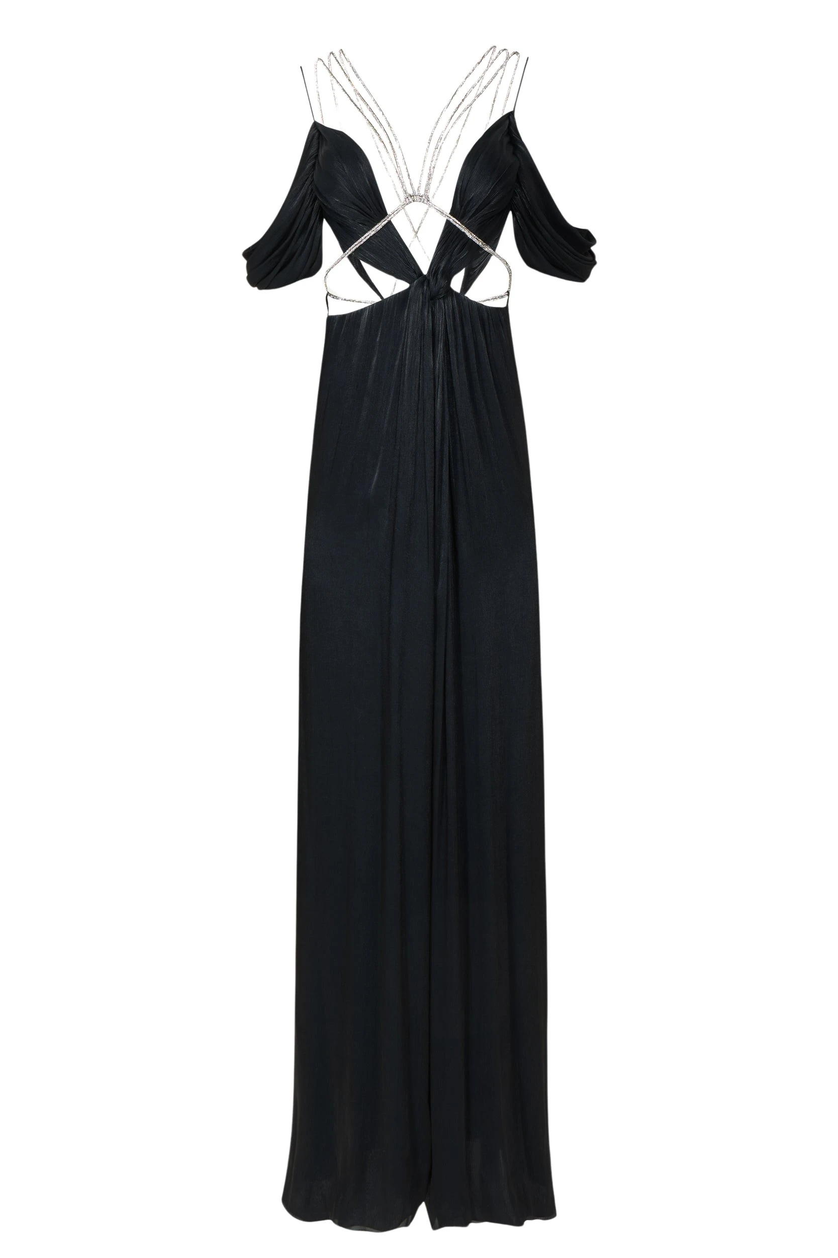 Costarellos-Inna-Lurex-Georgette-Cutout-Jumpsuit-Jumpsuit-Coveti19445_nobg Costarellos Jumpsuit - Romantic Greek Lace - Shop at Luxury Shoes