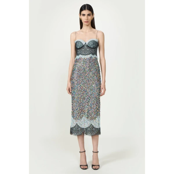 Costarellos Dresses - Romantic Greek Lace - Shop at Luxury Shoes 