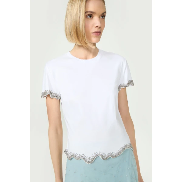Costarellos Tops - Romantic Greek Lace - Shop at Luxury Shoes 