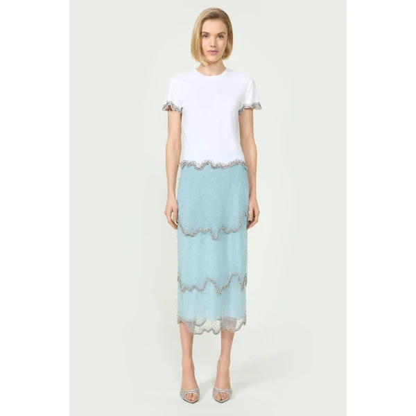 Costarellos Tops - Romantic Greek Lace - Shop at Luxury Shoes 