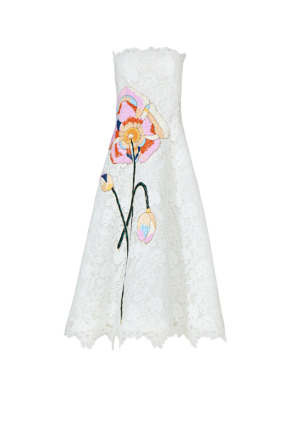 Costarellos Dresses - Romantic Greek Lace - Shop at Luxury Shoes 