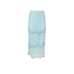 Costarellos-Mirella-French-Tulle-Crystal-Wave-Tiered-Skirt-Skirts-Coveti69507_nobg Costarellos Skirts - Romantic Greek Lace - Shop at Luxury Shoes