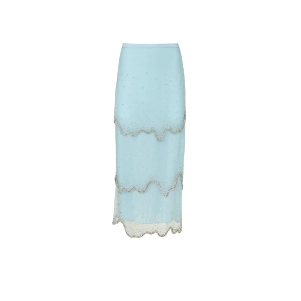 Costarellos Skirts - Romantic Greek Lace - Shop at Luxury Shoes 