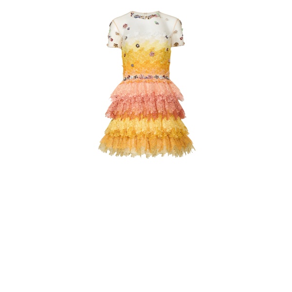Costarellos Dresses - Romantic Greek Lace - Shop at Luxury Shoes 