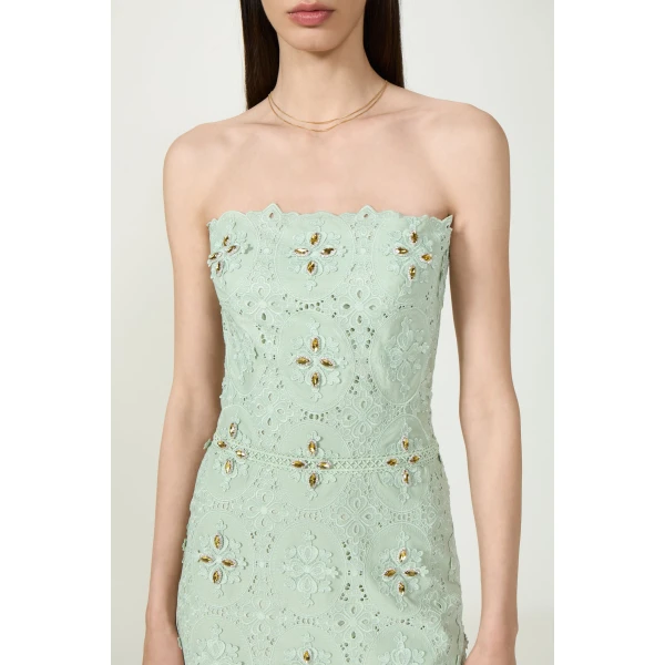 Costarellos Dresses - Romantic Greek Lace - Shop at Luxury Shoes 