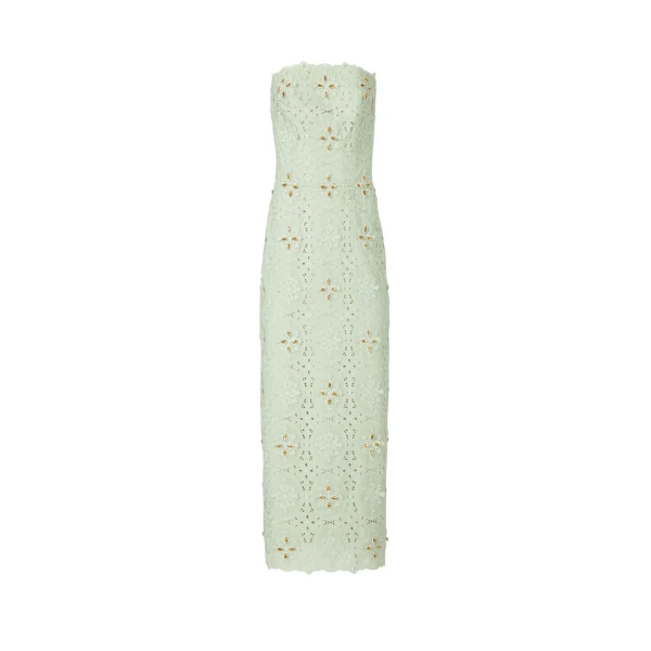Costarellos Dresses - Romantic Greek Lace - Shop at Luxury Shoes 