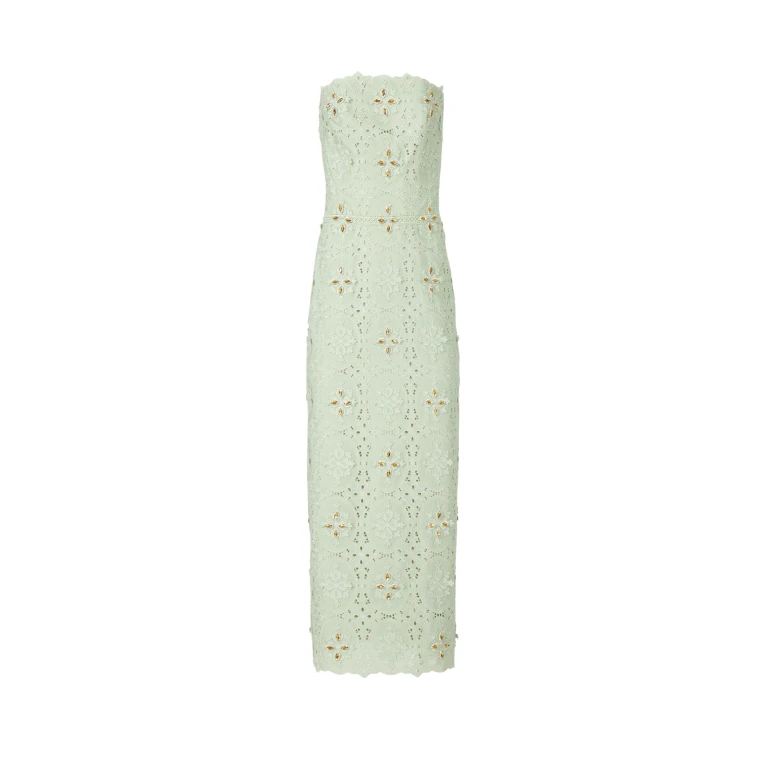 Costarellos Dresses - Romantic Greek Lace - Shop at Luxury Shoes 
