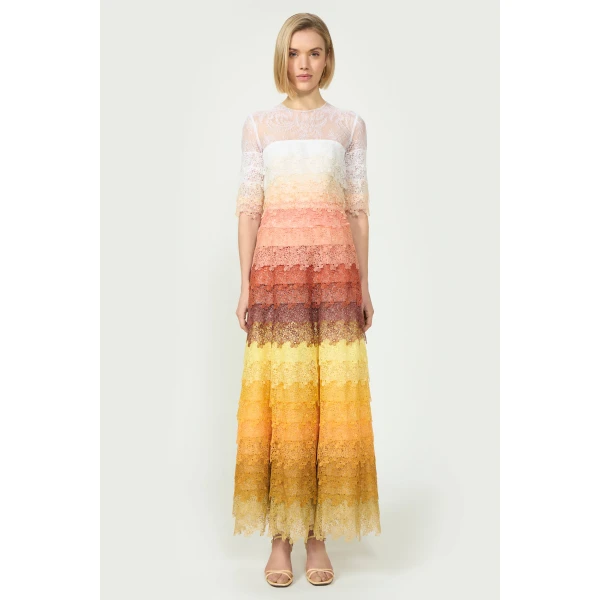 Costarellos Dresses - Romantic Greek Lace - Shop at Luxury Shoes 