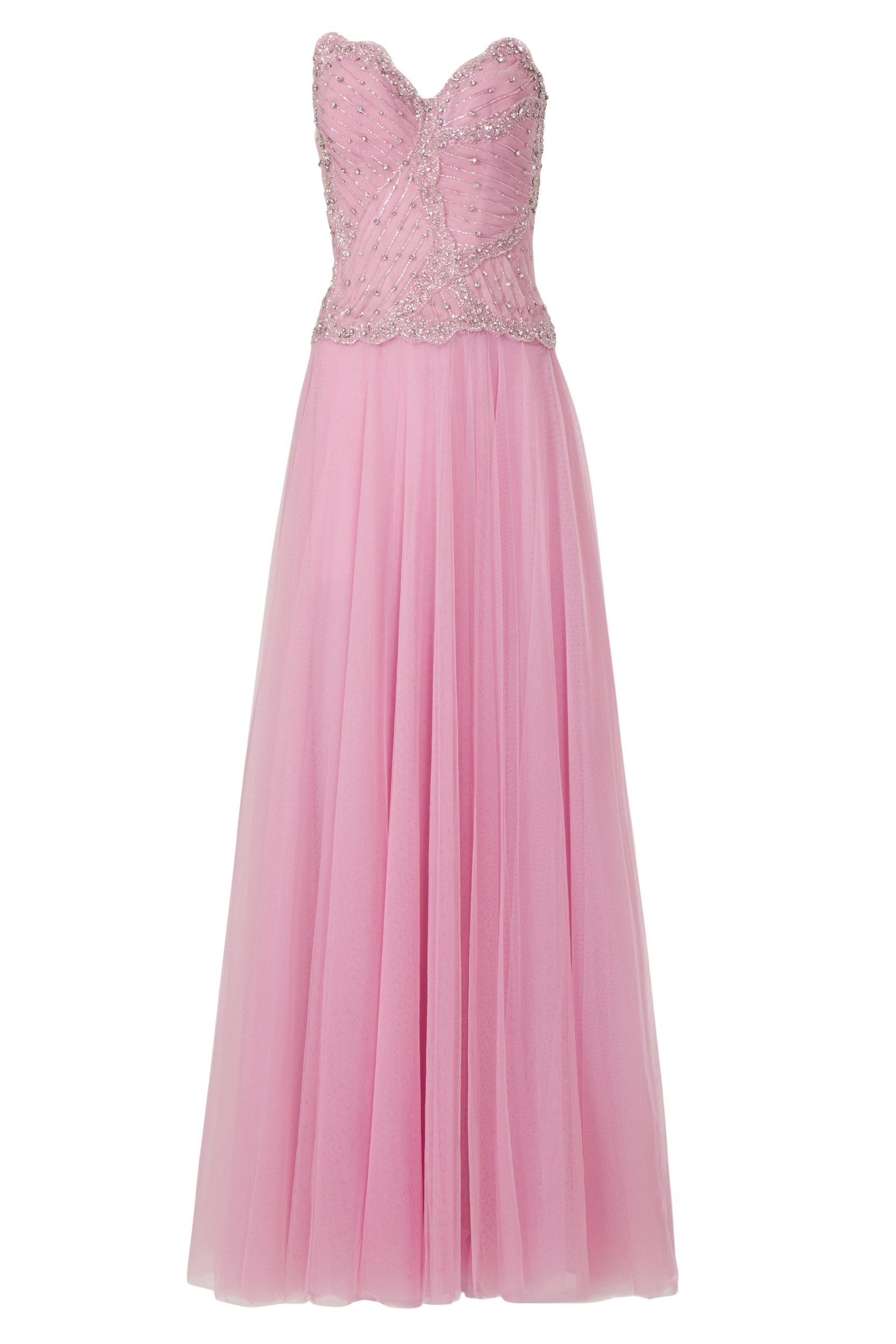 Costarellos-Vivienne-Crystal-French-Tulle-Strapless-Ball-Gown-Dresses-Coveti93830_nobg Costarellos Dresses - Romantic Greek Lace - Shop at Luxury Shoes