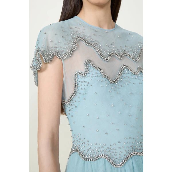 Costarellos Dresses - Romantic Greek Lace - Shop at Luxury Shoes 
