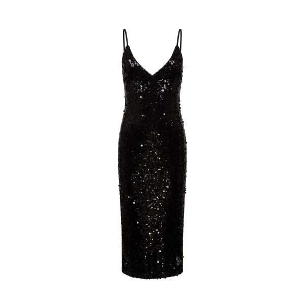 David Koma Sequin Camisole Midi Dress