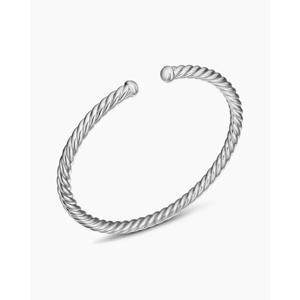 4mm Silver – worn on the wrist