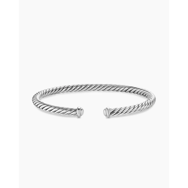 on-model styling shot|David Yurman Cable Flex® Bracelet in Sterling Silver