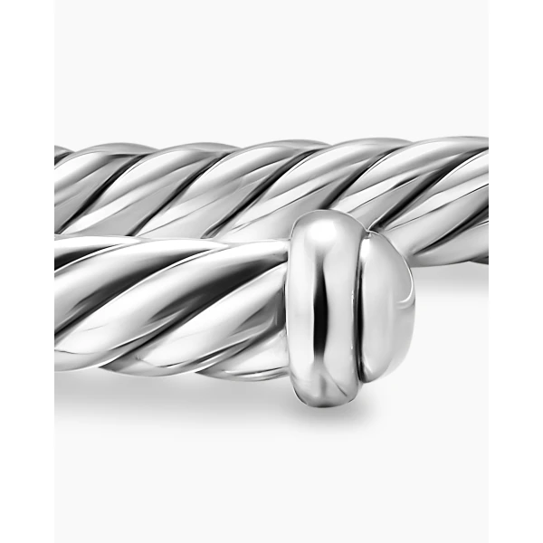signature twisted-helix detail|David Yurman Cable Flex® Bracelet in Sterling Silver
