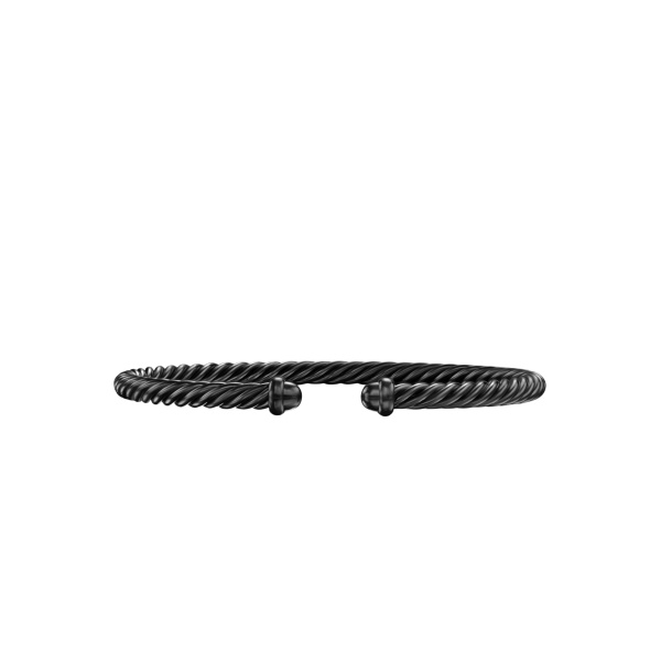 David Yurman Classic Cable Bracelet in Black Aluminum