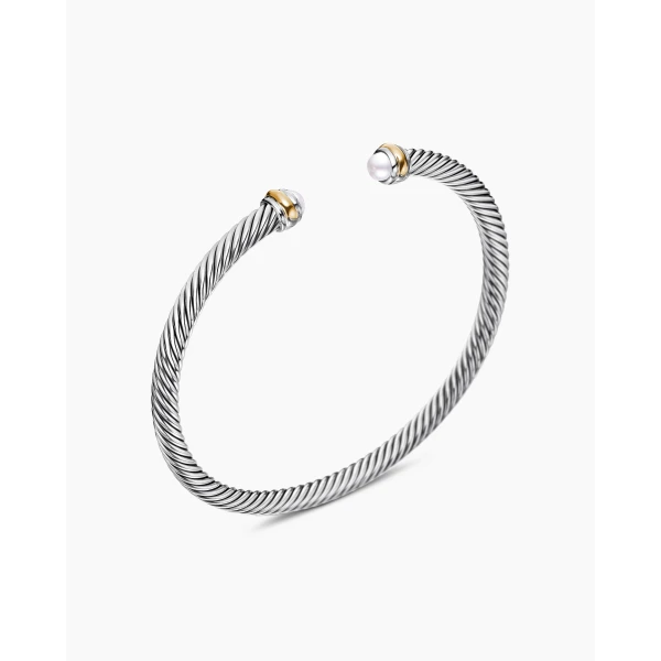 4mm White – worn on the wrist