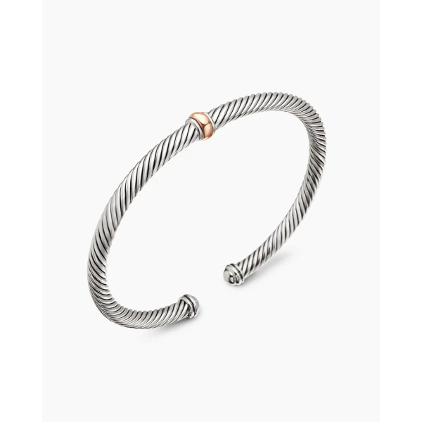 4mm Silver – worn on the wrist