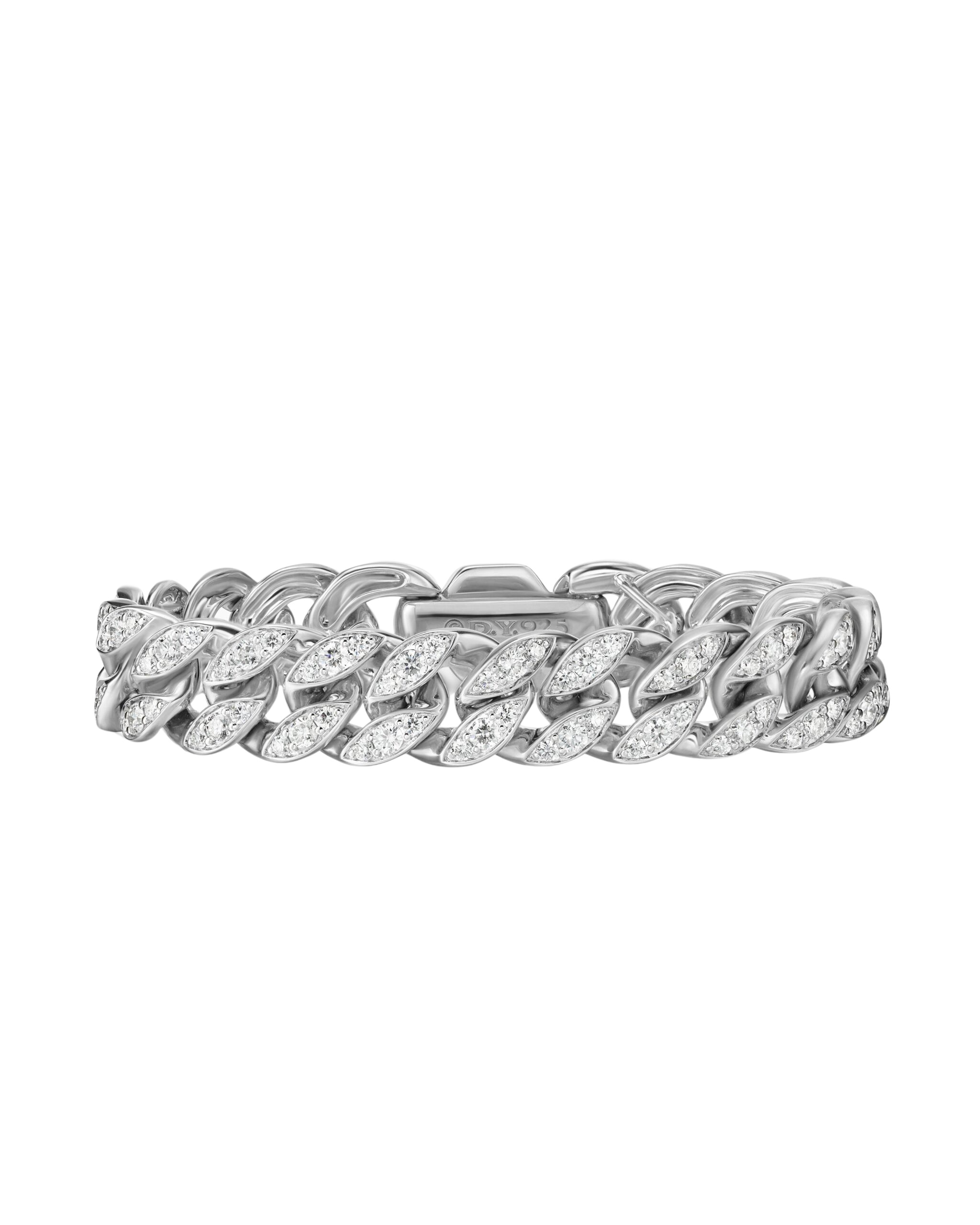 David-Yurman-Curb-Chain-Bracelet-in-Sterling-Silver-with-Diamonds-11.5mm-coveti-scaled75383_nobg David Yurman Curb Chain Bracelet in Sterling Silver with Diamonds