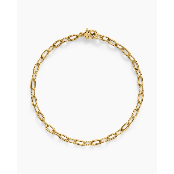 3mm Gold – worn on the wrist