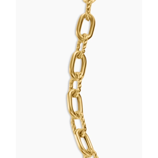 signature twisted-helix detail|David Yurman DY Madison® Chain Bracelet in 18K Yellow Gold