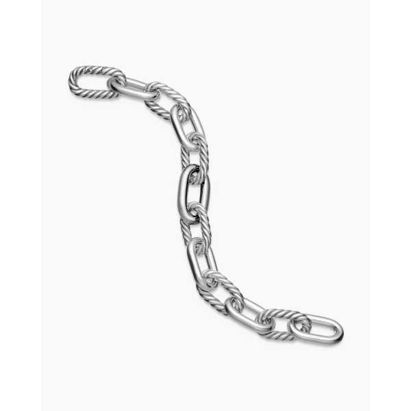 on-model styling shot|David Yurman DY Madison® Chain Bracelet in Sterling Silver