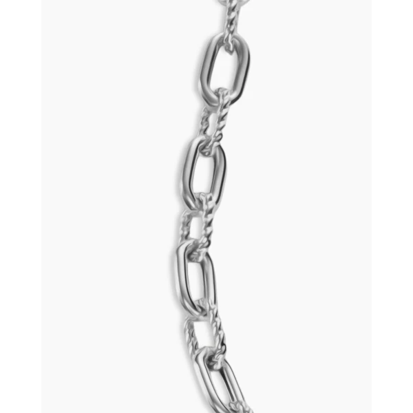 signature twisted-helix detail|David Yurman DY Madison® Chain Bracelet in Sterling Silver