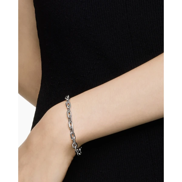 5.5mm in Silver – front view of authentic Chain Bracelets at Luxury Shoes |David Yurman DY Madison® Chain Bracelet in Sterling Silver