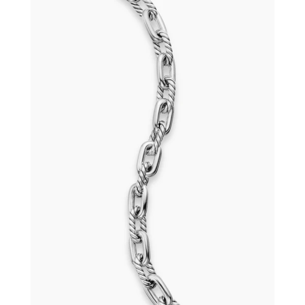 signature twisted-helix detail|David Yurman DY Madison® Chain Bracelet in Sterling Silver
