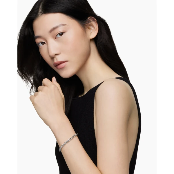 5.5mm in Silver – clasp and closure mechanism detail|David Yurman DY Madison® Chain Bracelet in Sterling Silver