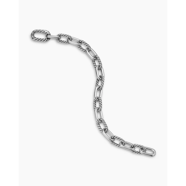 on-model styling shot|David Yurman DY Madison® Chain Bracelet in Sterling Silver