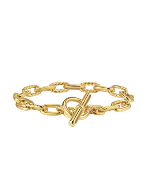 David Yurman DY Madison® Toggle Chain Bracelet in 18K Yellow Gold
