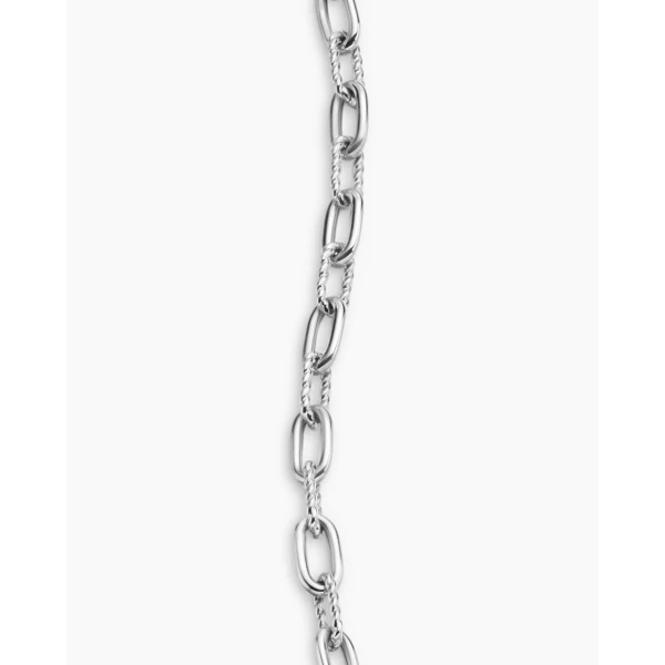 signature twisted-helix detail|David Yurman DY Madison® Toggle Chain Bracelet in Sterling Silver with 18K Yellow Gold