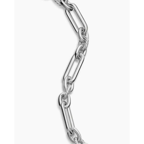 signature twisted-helix detail|David Yurman Lexington Chain Bracelet in Sterling Silver