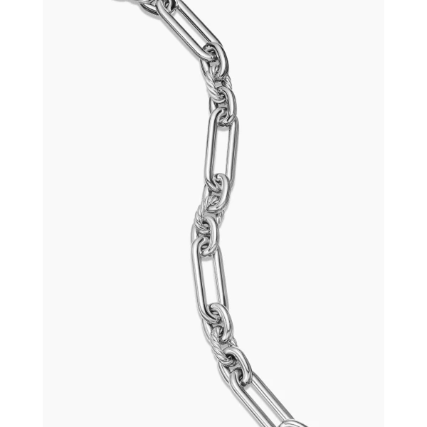signature twisted-helix detail|David Yurman Lexington Chain Bracelet in Sterling Silver with Diamonds